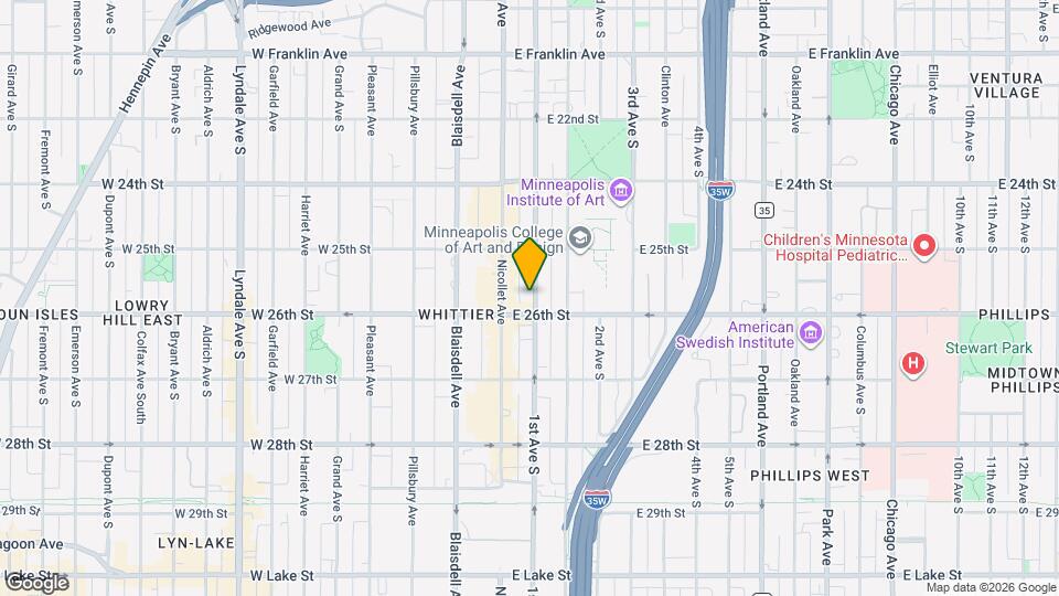 2532 1st Ave S, Unit #S204 Map and Location Details