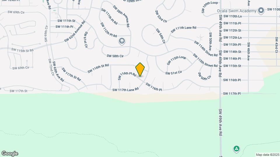 5709 SW 116th Pl Rd Map and Location Details