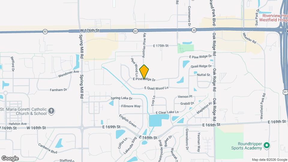 151 E Pine Ridge Dr Map and Location Details