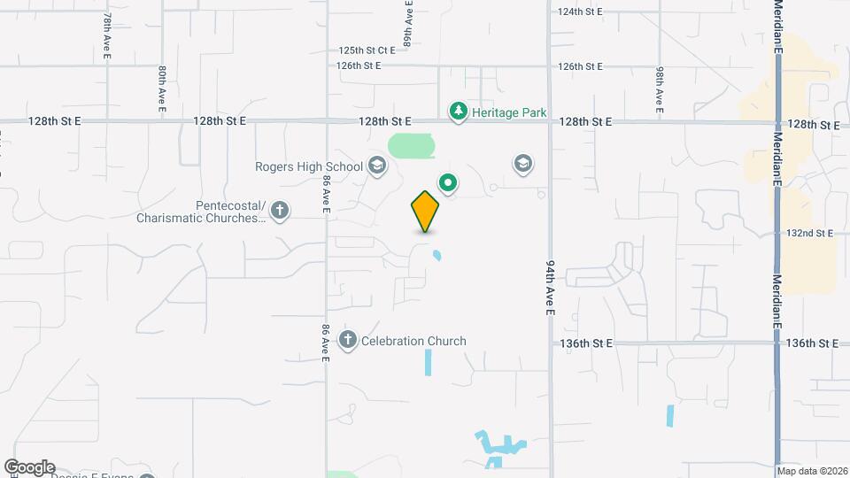 13106 89th Ave E Map and Location Details