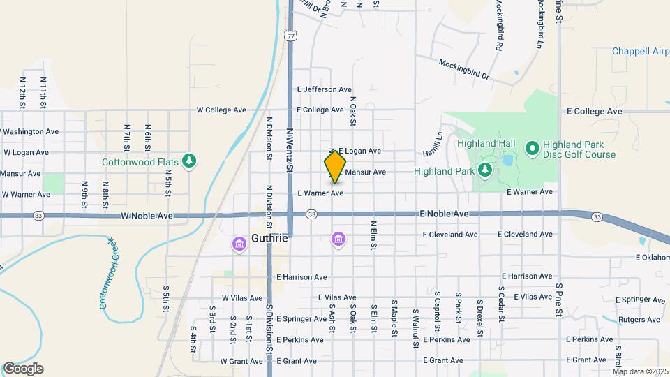 420 N Ash St Map and Location Details