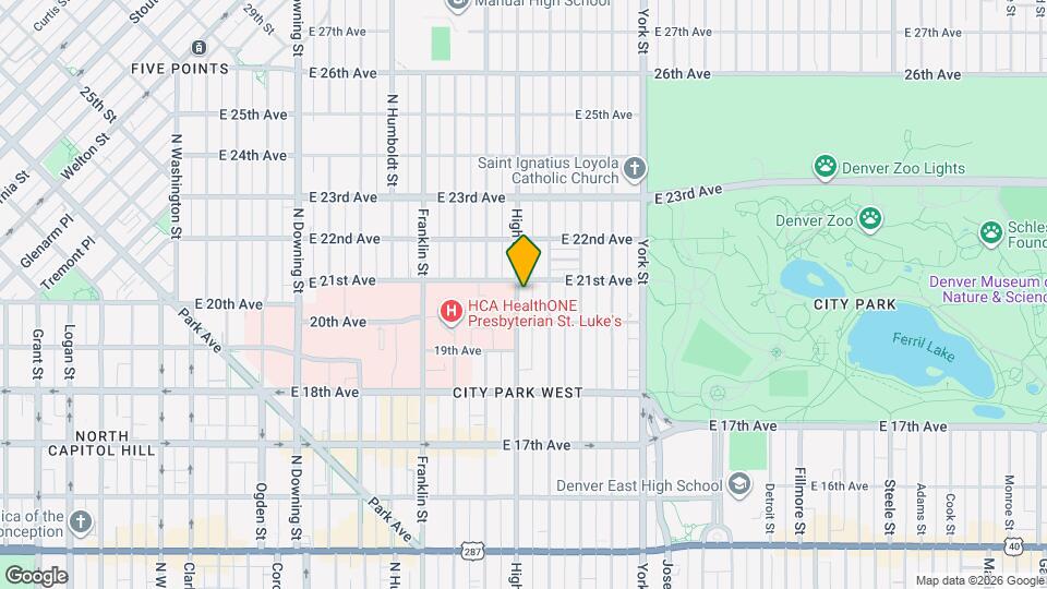 2038 High St Mapa y Detalles de la Ubicación