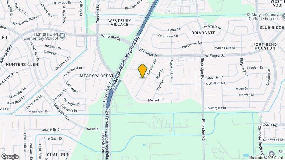 15830 Gatebriar Dr Mapa y Detalles de la Ubicación