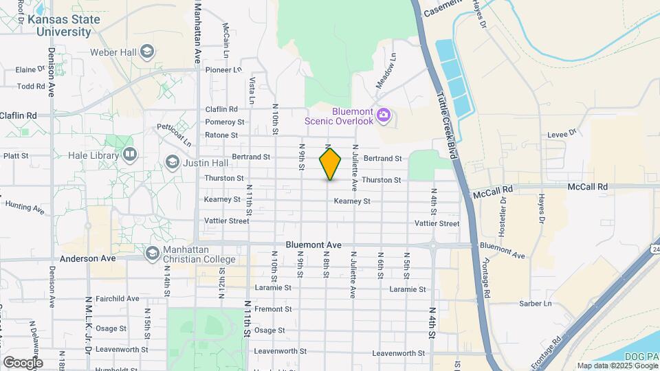 729 Thurston St Map and Location Details