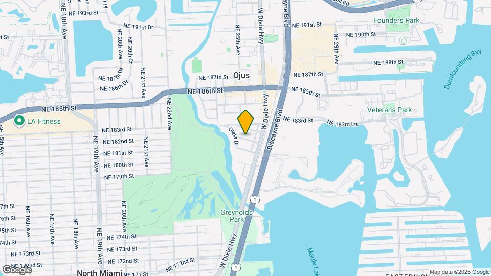 2545 NE 182nd St Map and Location Details