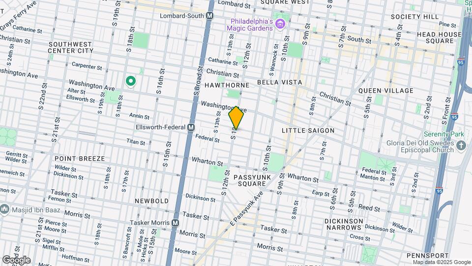 1159 S 12th St, Unit 2 Map and Location Details