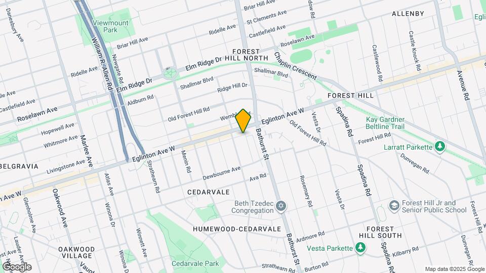 40 Peveril Hill N Map and Location Details