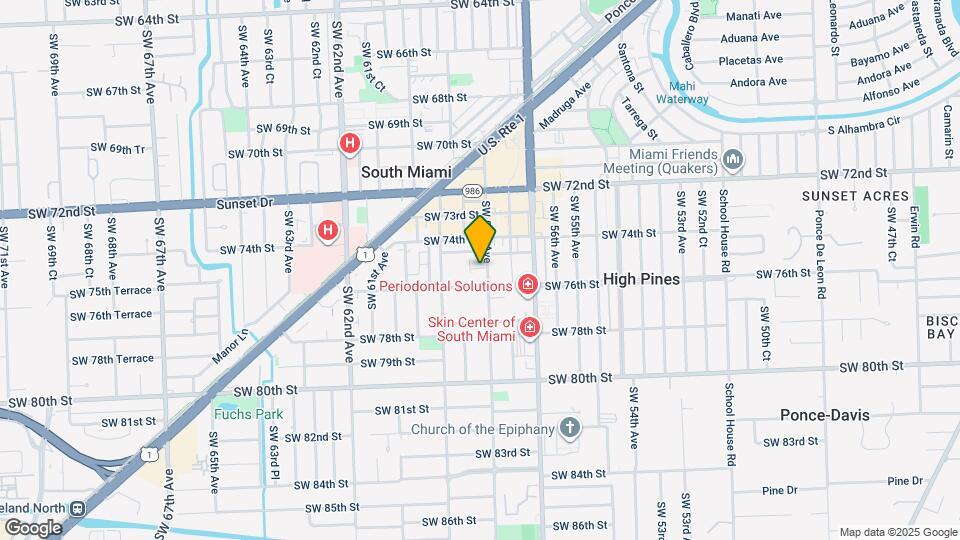7526 SW 58th Ave Map and Location Details