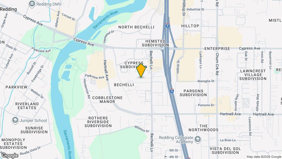 431 Manzanita Ln Map and Location Details