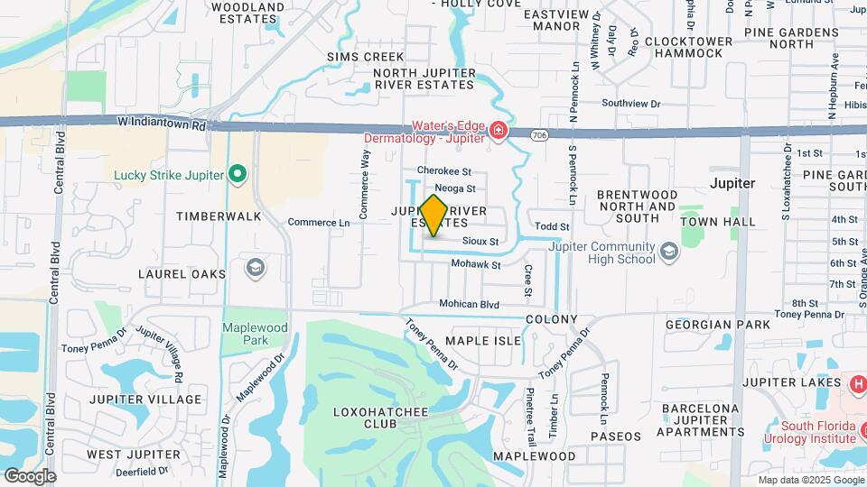 5408 Sioux St Map and Location Details
