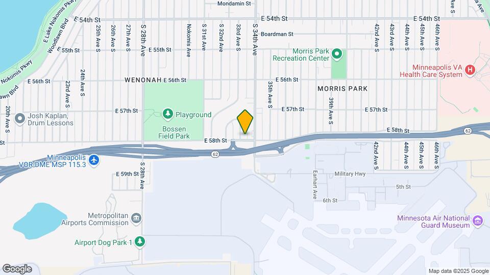 5761 33rd Ave S Map and Location Details