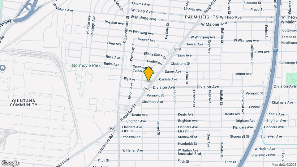 3607 Nogalitos St Map and Location Details
