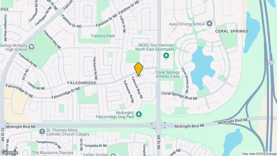 1515 Falconridge Dr NE Map and Location Details