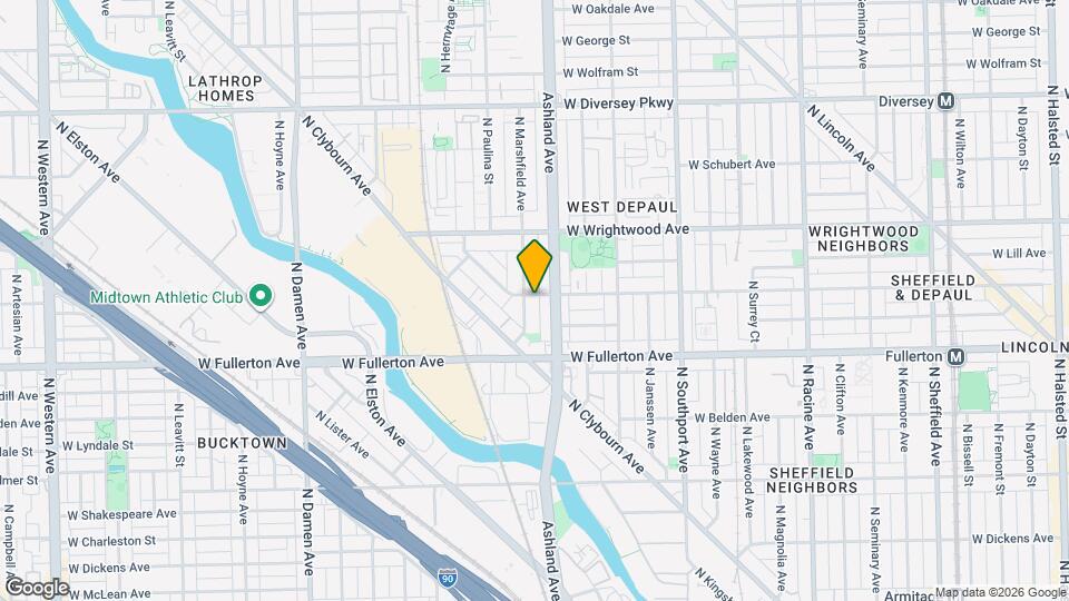 2451 N Marshfield Ave Map and Location Details