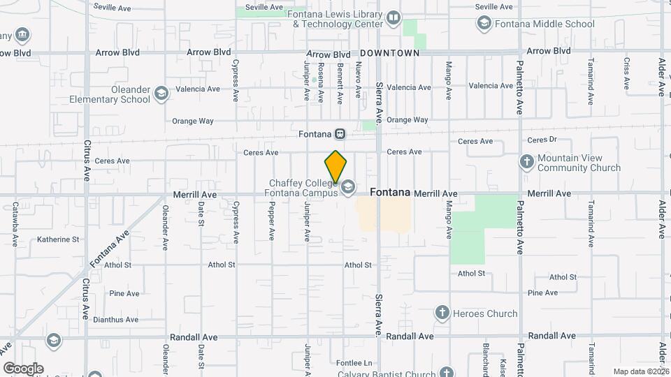 8895 Bennett Ave Mapa y Detalles de la Ubicación