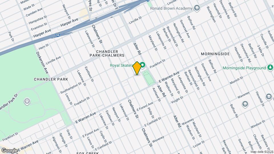 14622 Frankfort St Map and Location Details