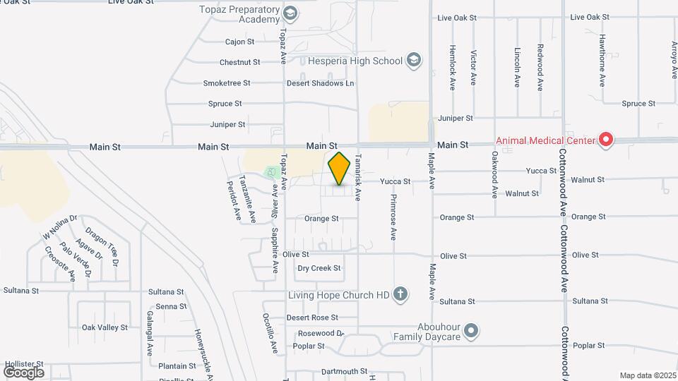 9550 Tamarisk Ave Map and Location Details