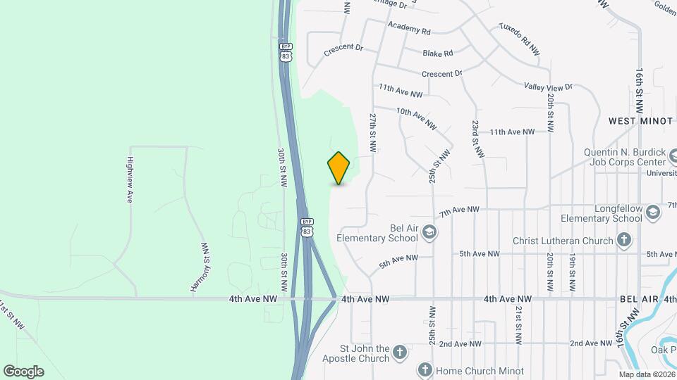 805 28th St NW Map and Location Details