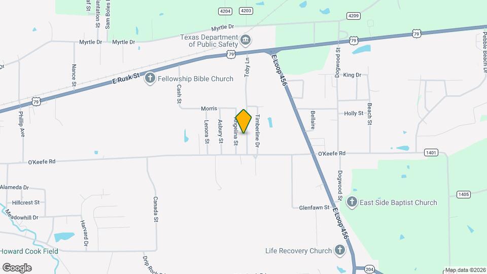 405 Toby Ln Map and Location Details