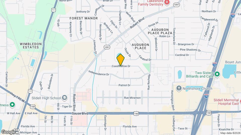 1333 Constitution Dr Map and Location Details