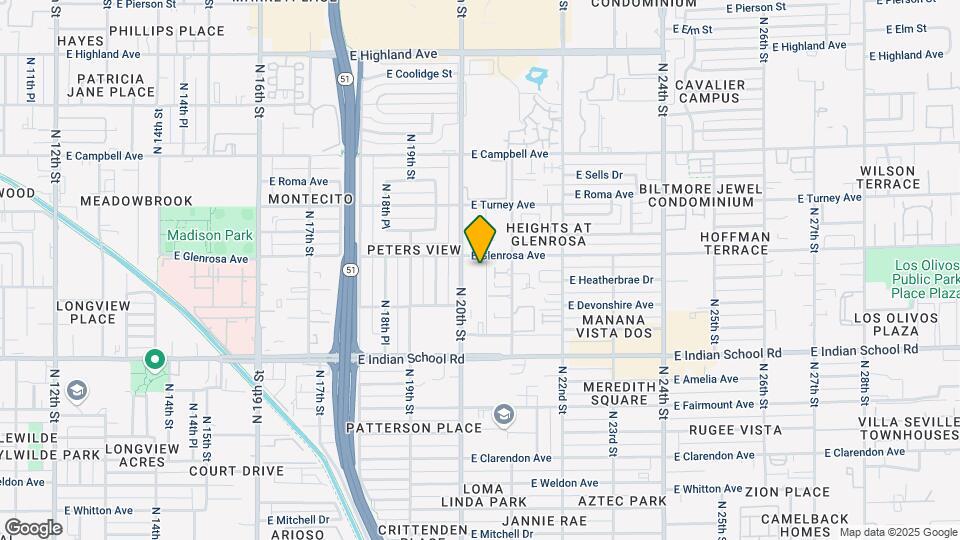 20th Street Map and Location Details