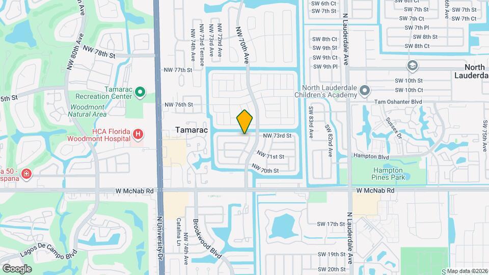 7102 NW 73rd St Map and Location Details