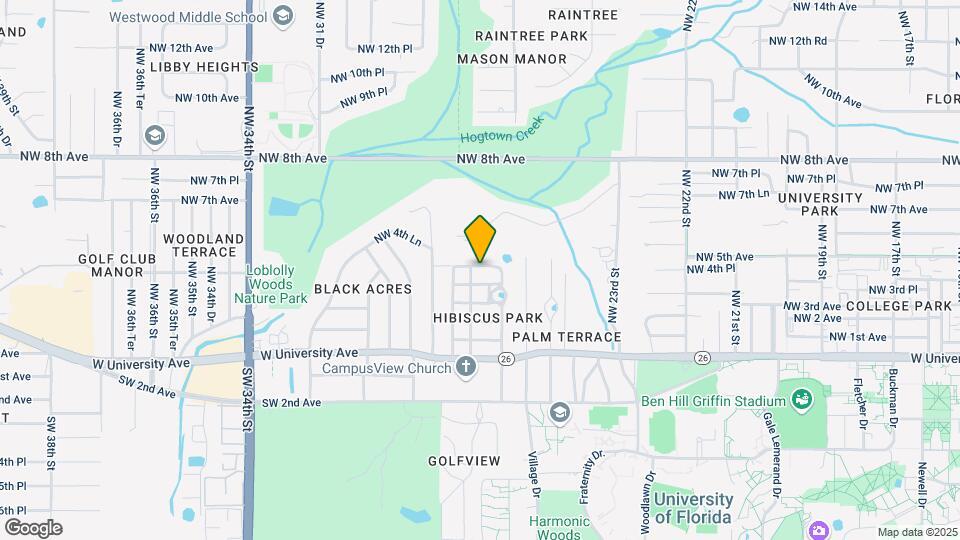 2625 NW 4th Pl Map and Location Details