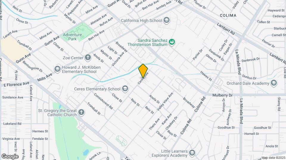 10450 Ceres Ave Map and Location Details