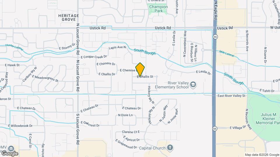 2319 E Challis St Map and Location Details