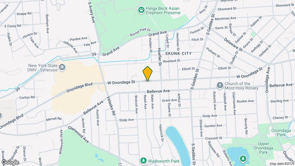 1647 W Onondaga St Map and Location Details