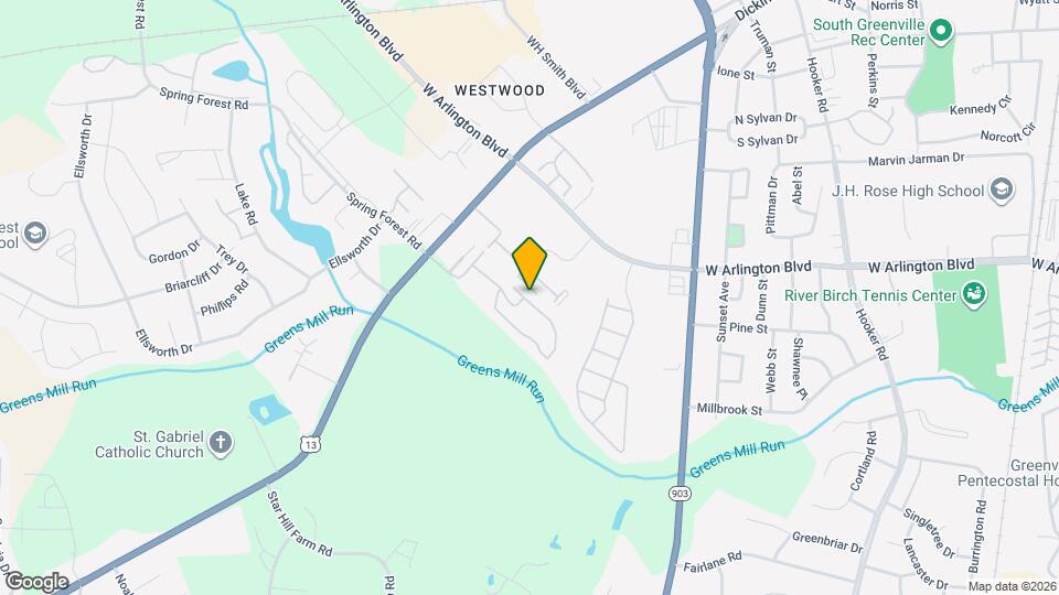 1217 Cross Creek Cir Map and Location Details