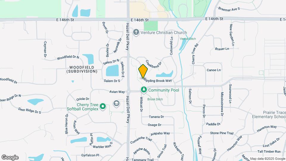 5335 Rippling Brook Way Map and Location Details