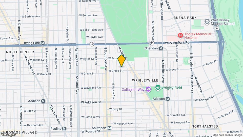 3801 N Lakewood Ave #Gdn, Unit 3801 Lakewood #gdn Map and Location Details