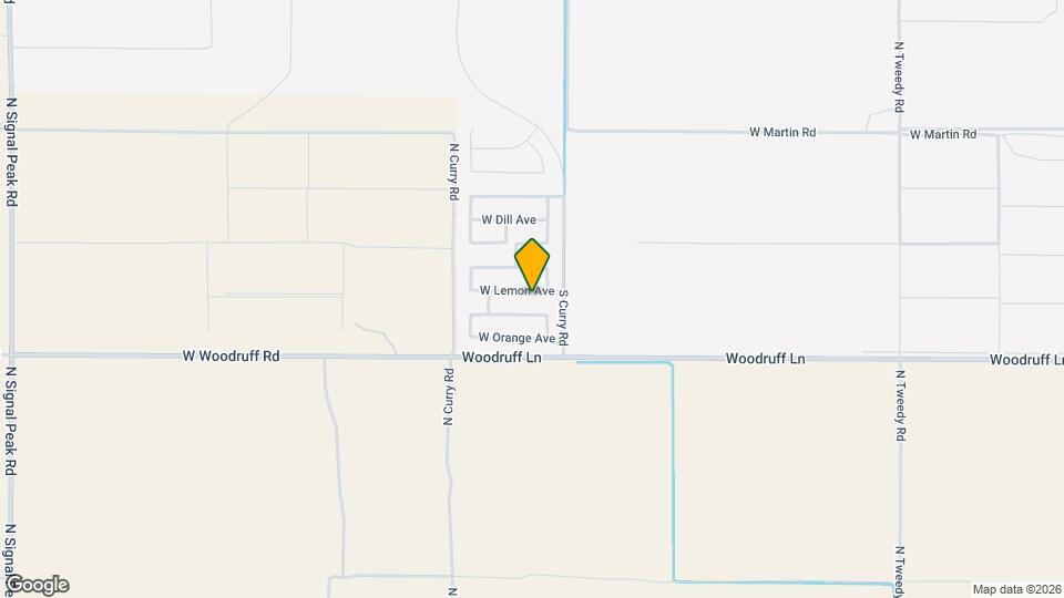 4625 W Lemon Ave Map and Location Details