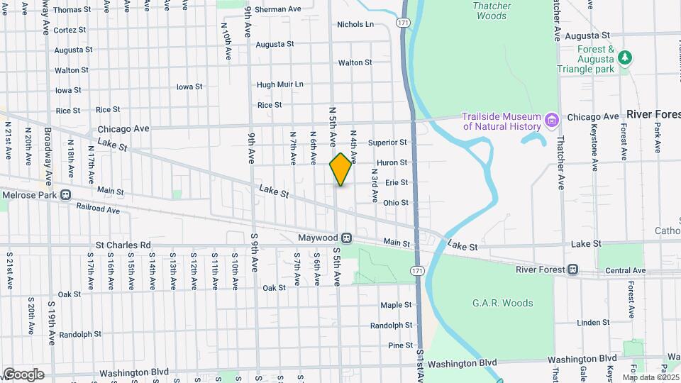 318 N 5th Ave Map and Location Details