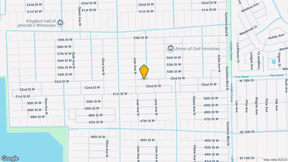 2903 53rd St W Map and Location Details