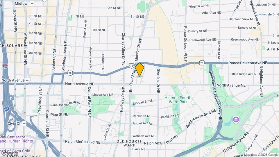 636 Kennesaw Ave NE Map and Location Details