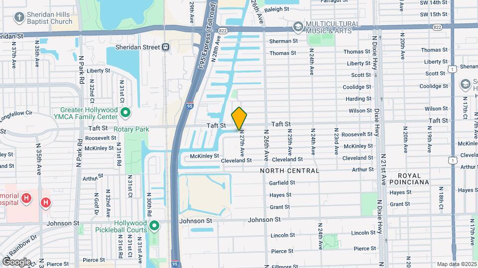 2705 Roosevelt St Map and Location Details