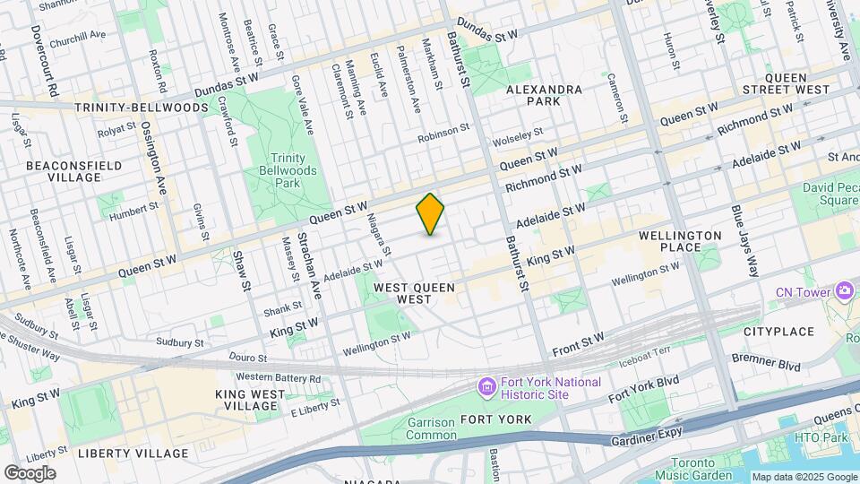 698 Adelaide St W Map and Location Details