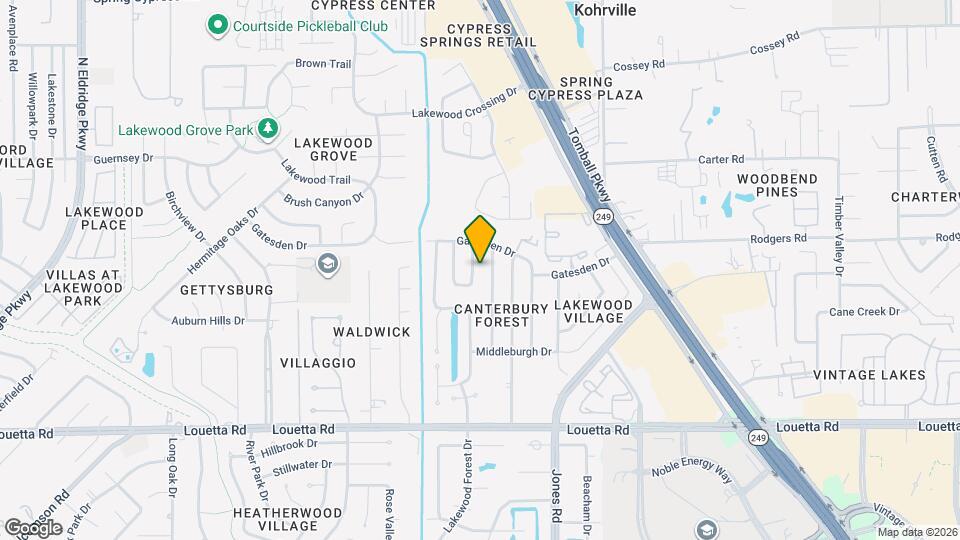 15702 Oxenford Dr Map and Location Details