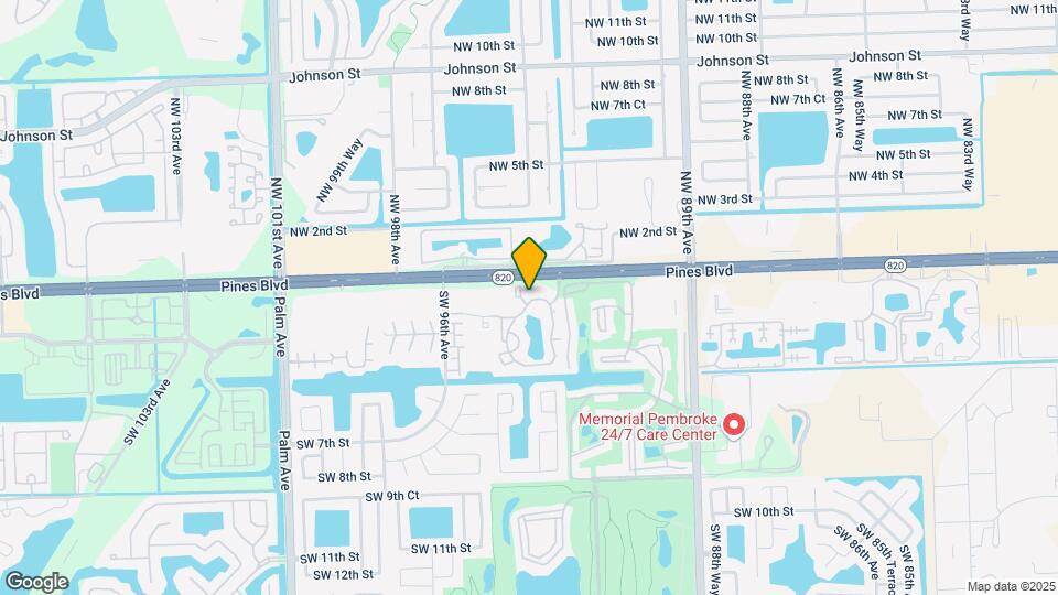 9447 Palm Cir N Map and Location Details