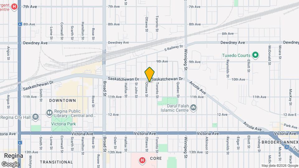 1725 Ottawa St Map and Location Details