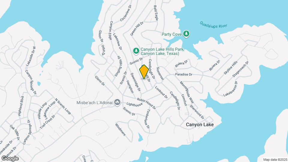 1104 Blueridge Dr Map and Location Details