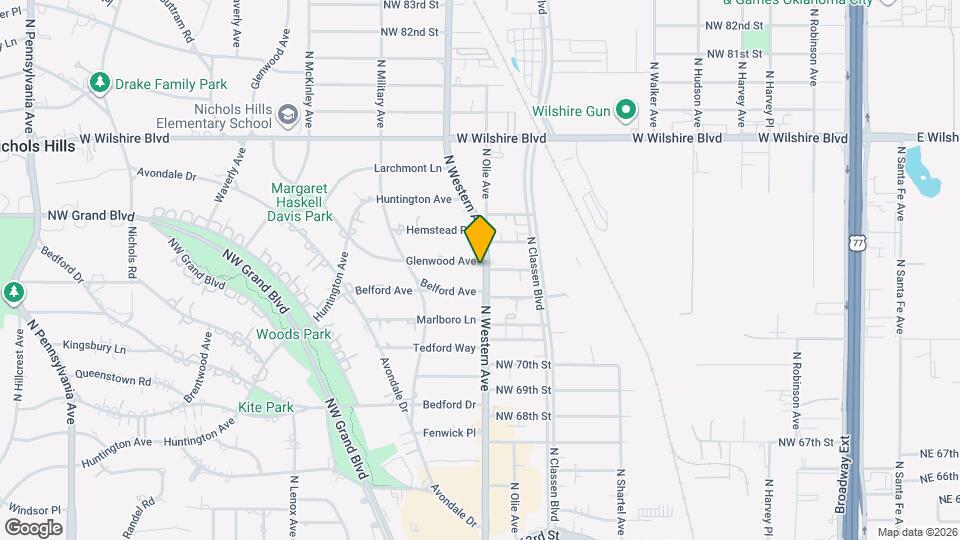 1100 Glenwood Ave Map and Location Details