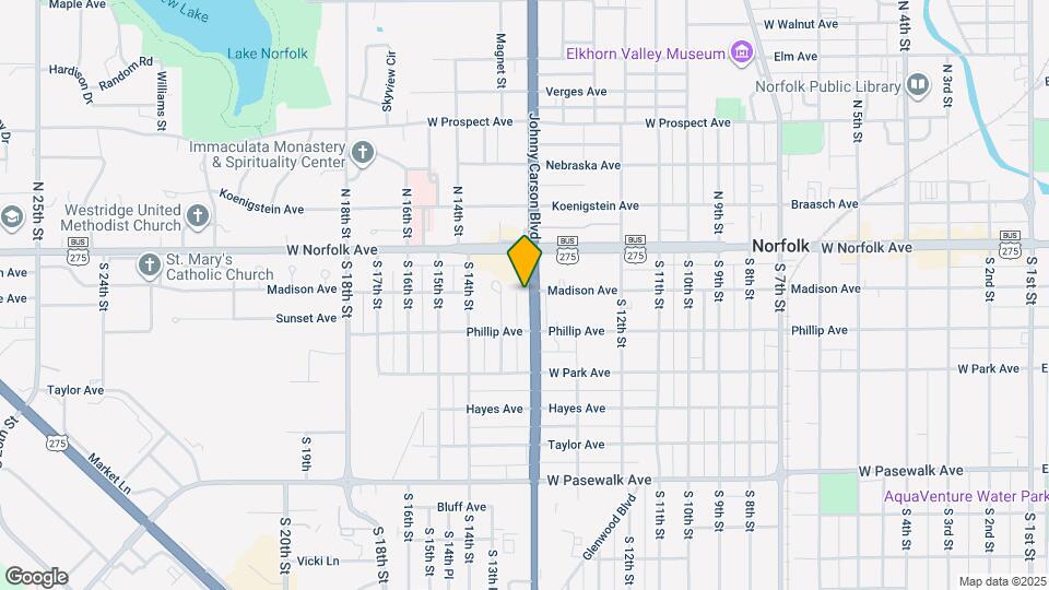 118 S 13th St Map and Location Details