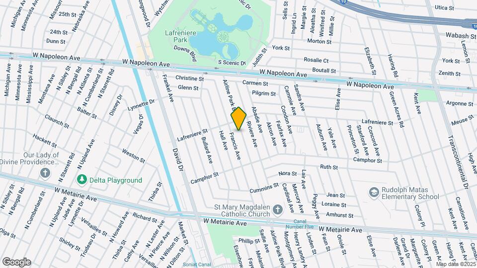 1712 Airline Park Blvd Map and Location Details
