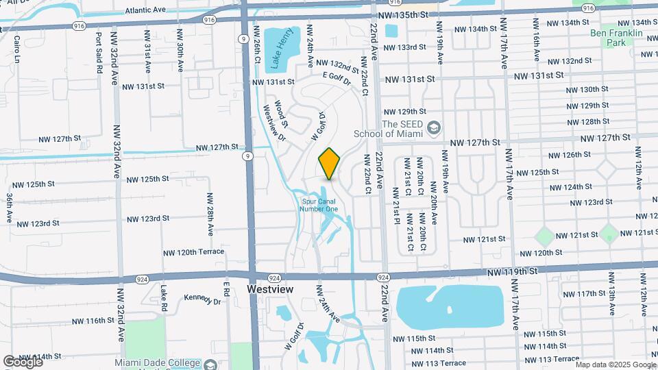 12440 NW 23rd Ct Map and Location Details