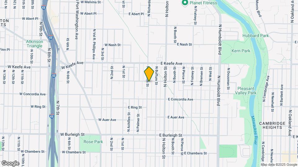 3372-3374-3374 N Richards St Map and Location Details