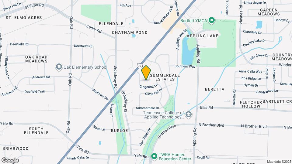 7439 Overcreek Ln Map and Location Details