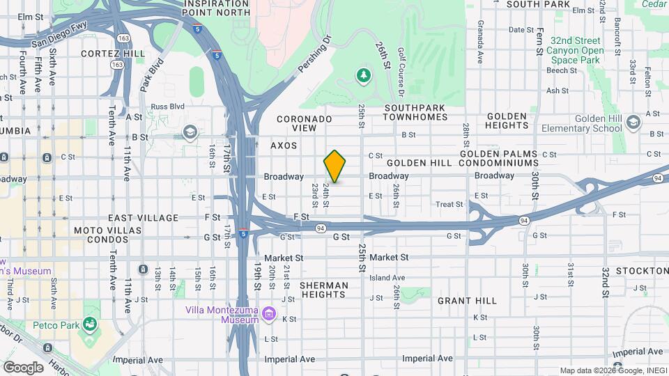 2414 E St Map and Location Details